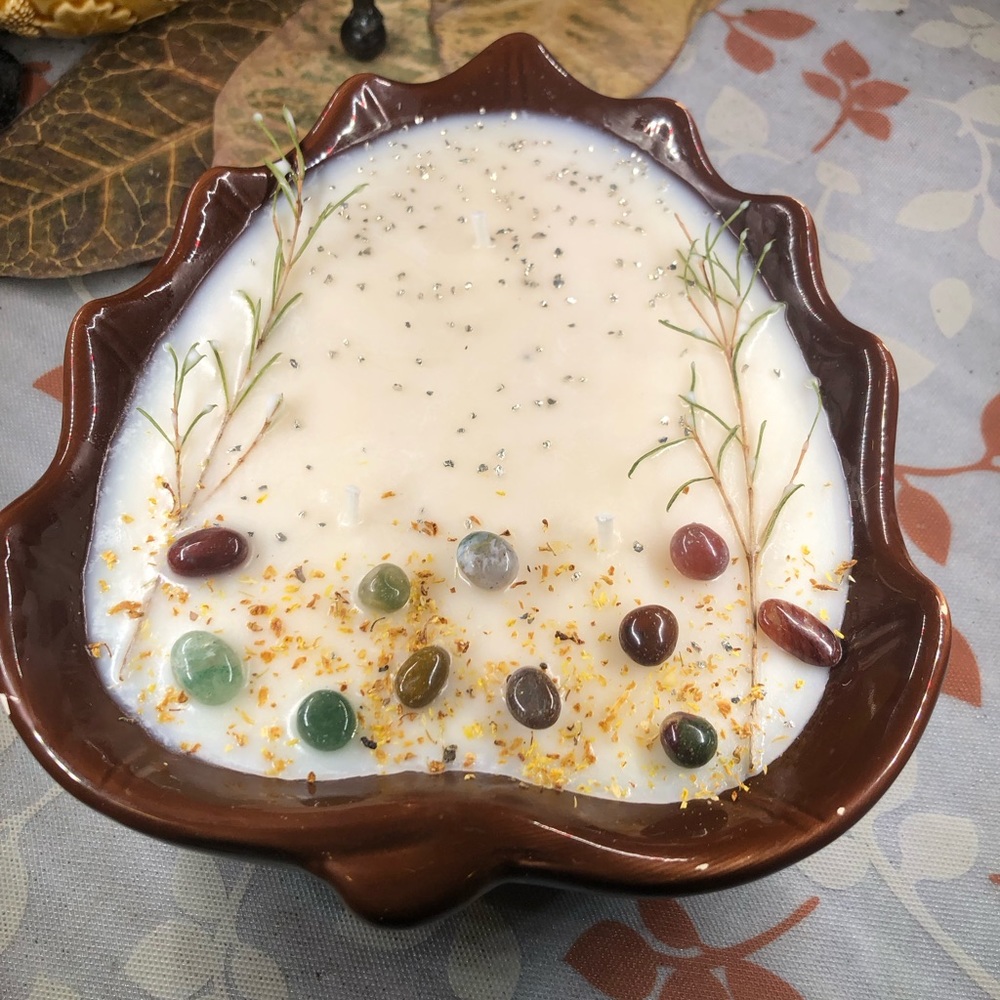 Handmade Soy Candle: Autumn Glow Winter Dreams